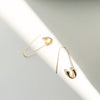 Safety Pin Hoops