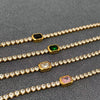 Square Gem Tennis Bracelet