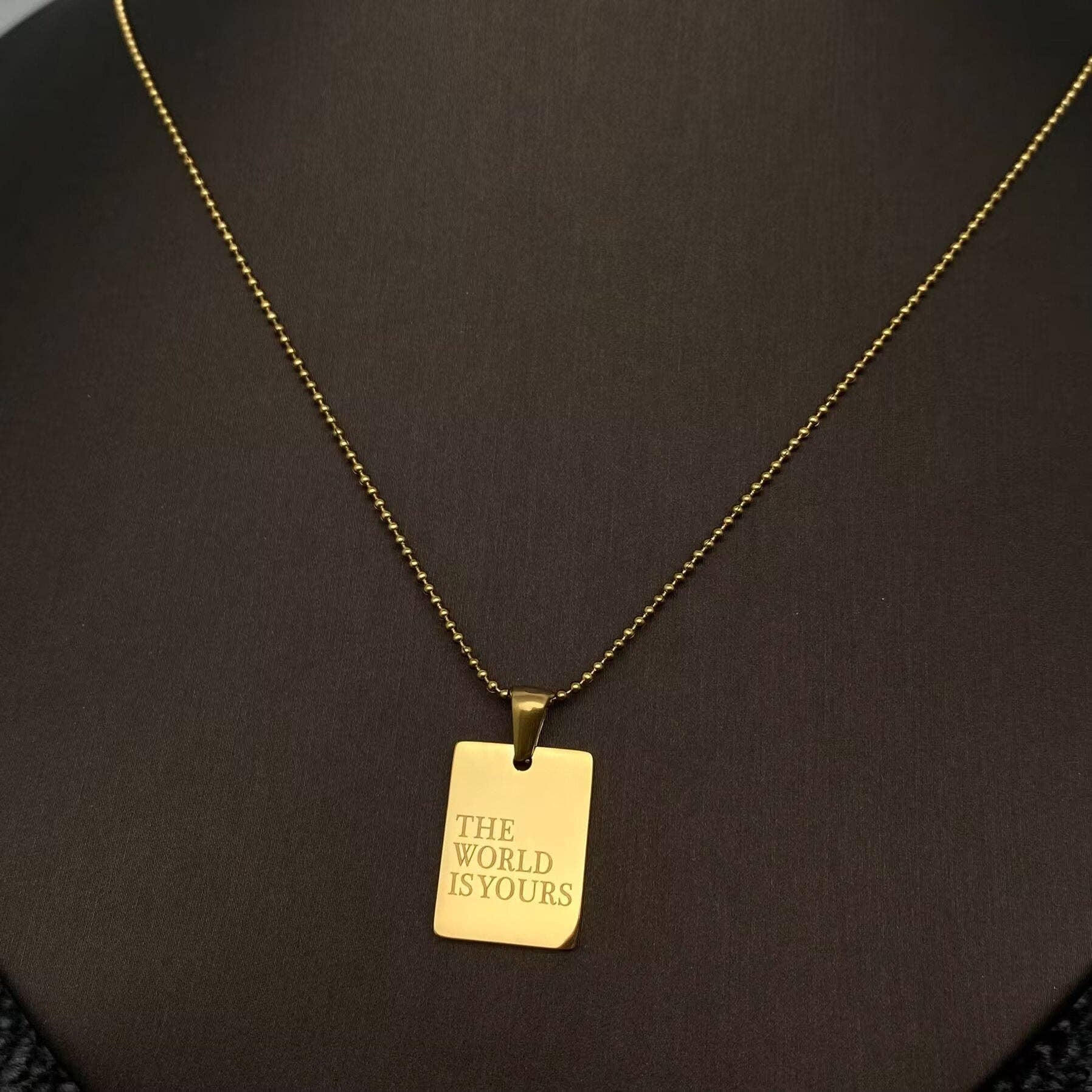 Inspiring Square Necklace