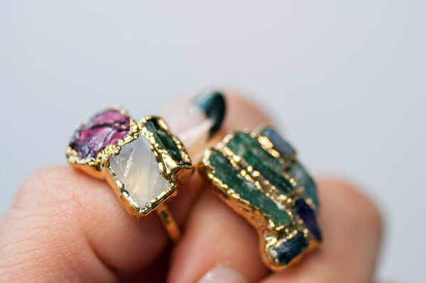 Custom Birthstone Jewelry portfolio work