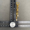 Zircon Inlaid Chain Fringe Huggie Earrings