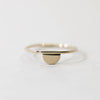 Dainty Half Moon Stacking Ring