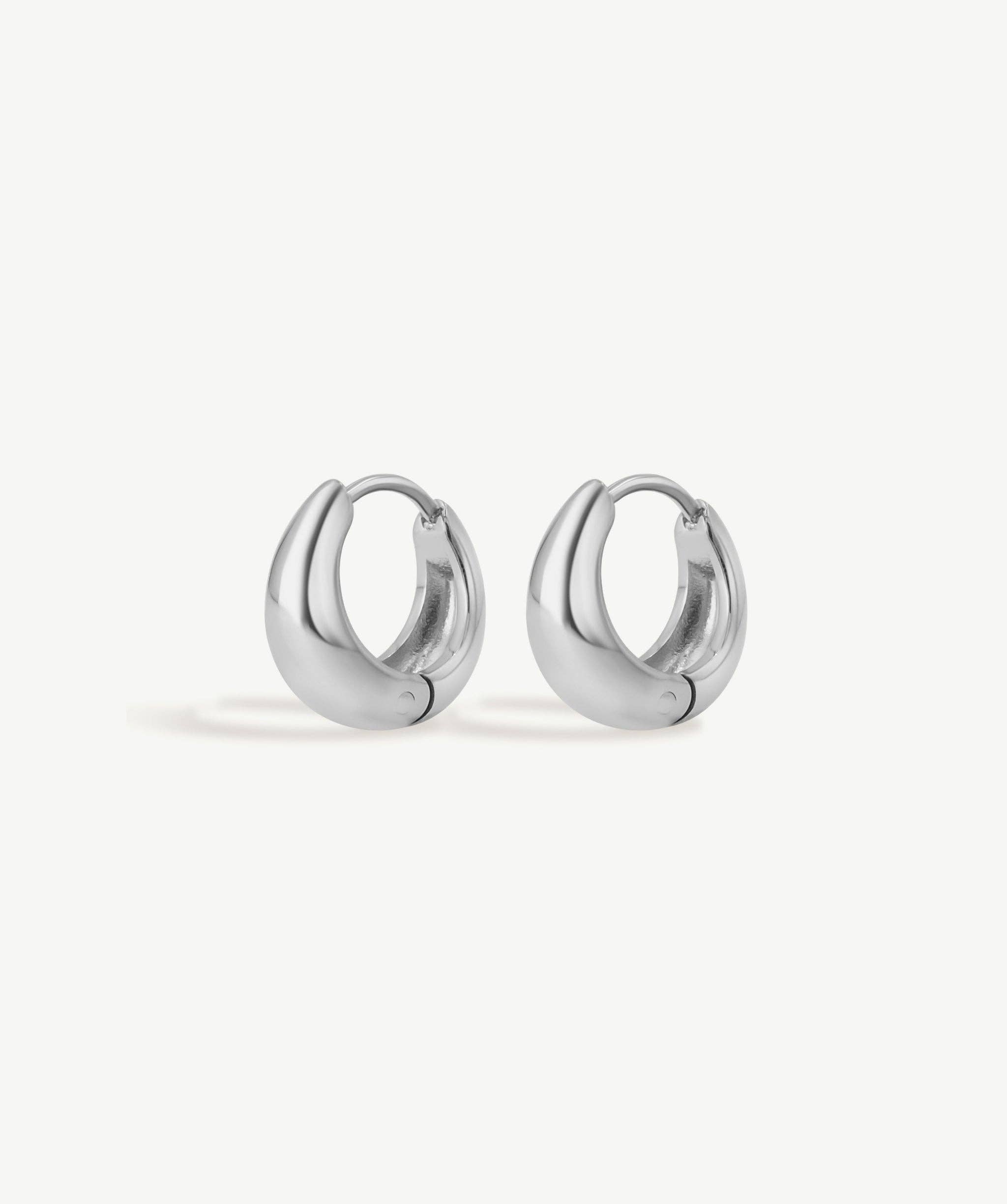 Teardrop Huggie Earrings