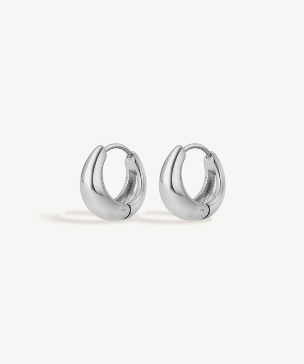 Teardrop Huggie Earrings