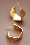 Jagged Hoop Earrings