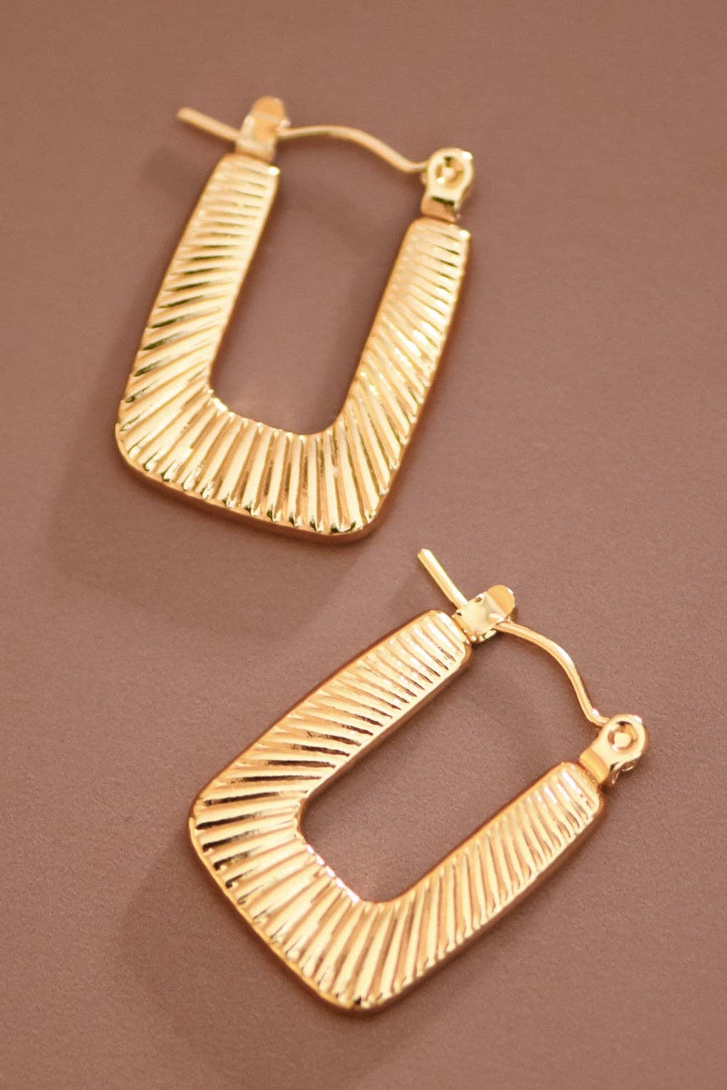 Sydney Square Hoop Earrings