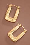 Sydney Square Hoop Earrings