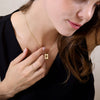 Cross Plate Necklace