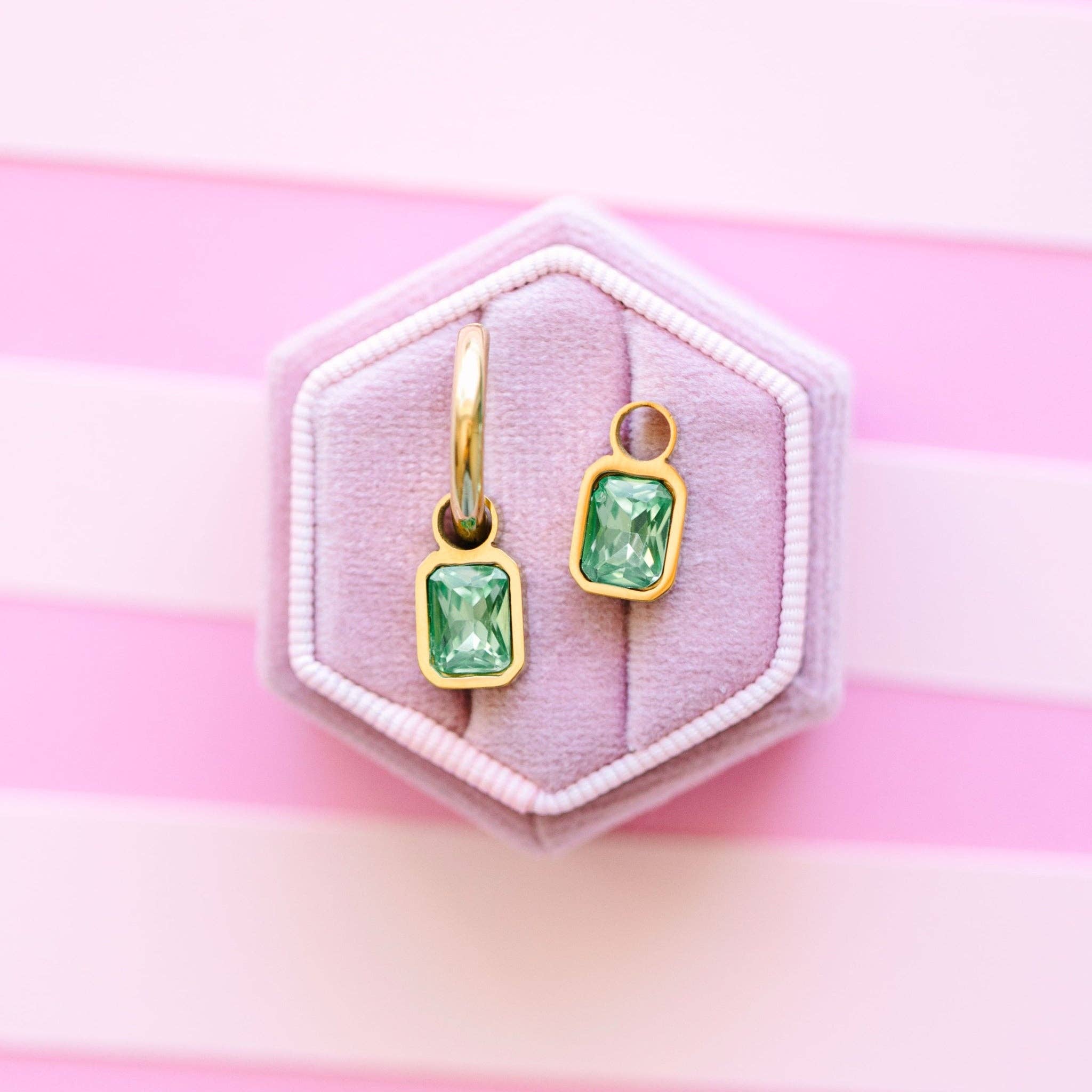 Emerald Gem Charms