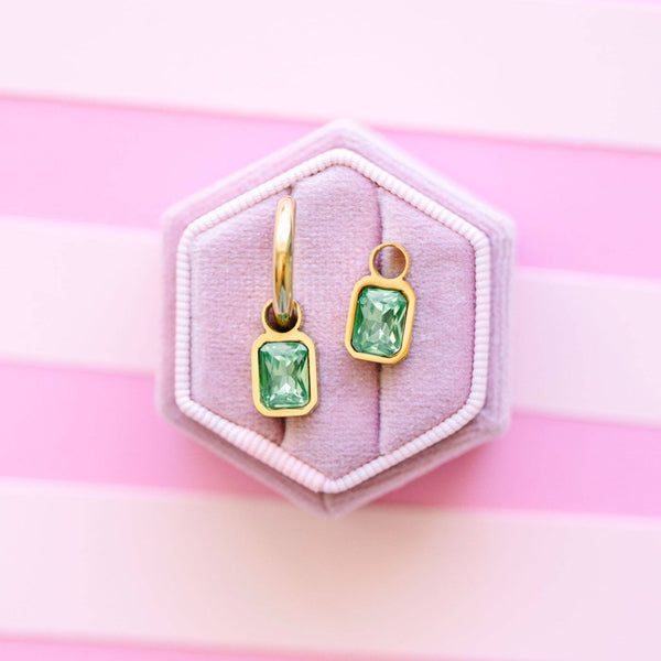 Emerald Gem Charms