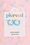 Colored Huggies Earrings