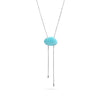 Turquoise Charm Bolo Necklace