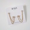 Ryann Double Chain Studs
