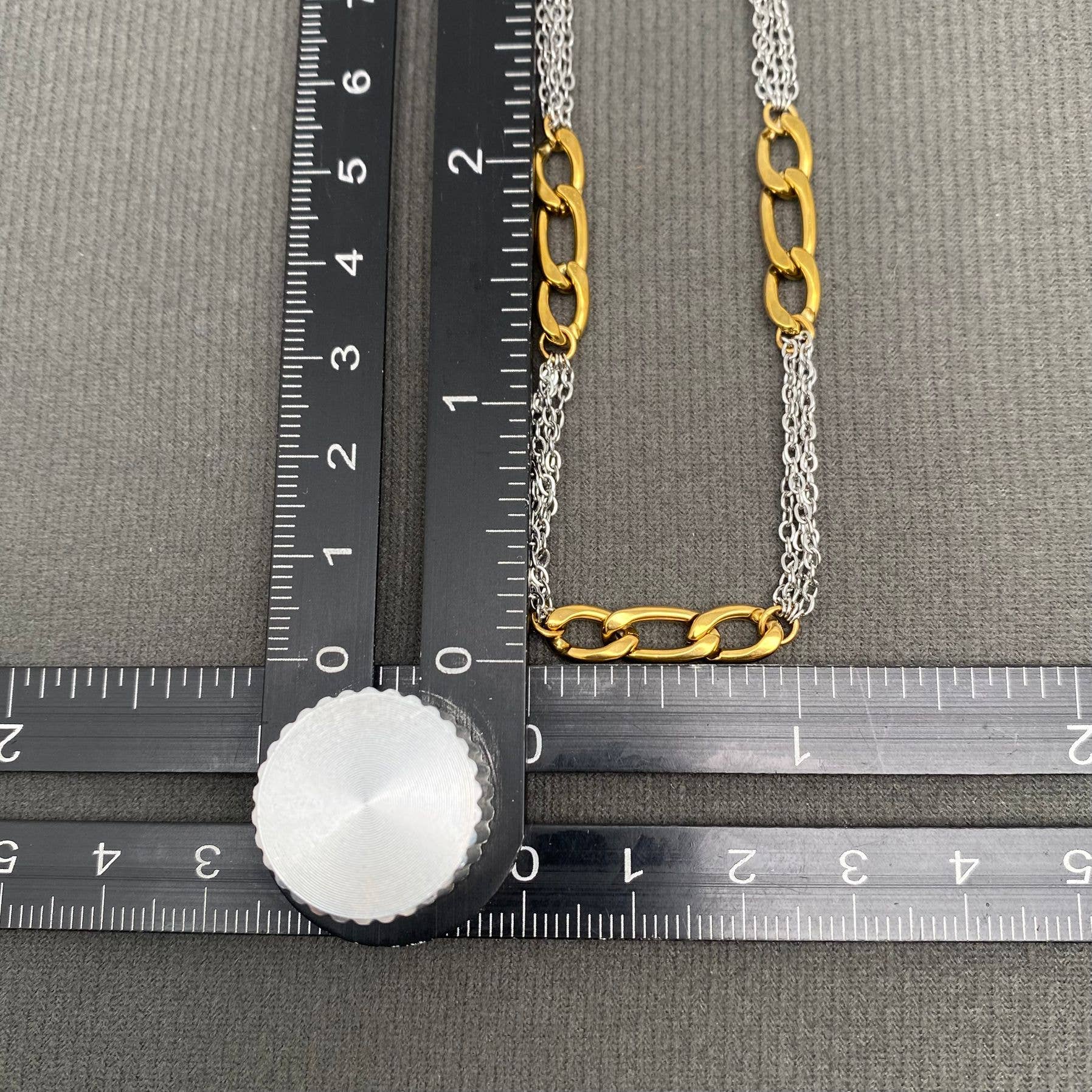 Two-tone Figaro Necklace