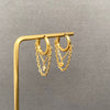 Looped Fringe Huggie Earring