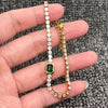 Square Gem Tennis Bracelet