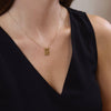 Cross Plate Necklace