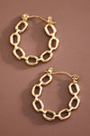 Margot Link Hoop Earrings