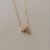 Sloane Two Stone Diamond Necklace