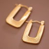 Sydney Square Hoop Earrings