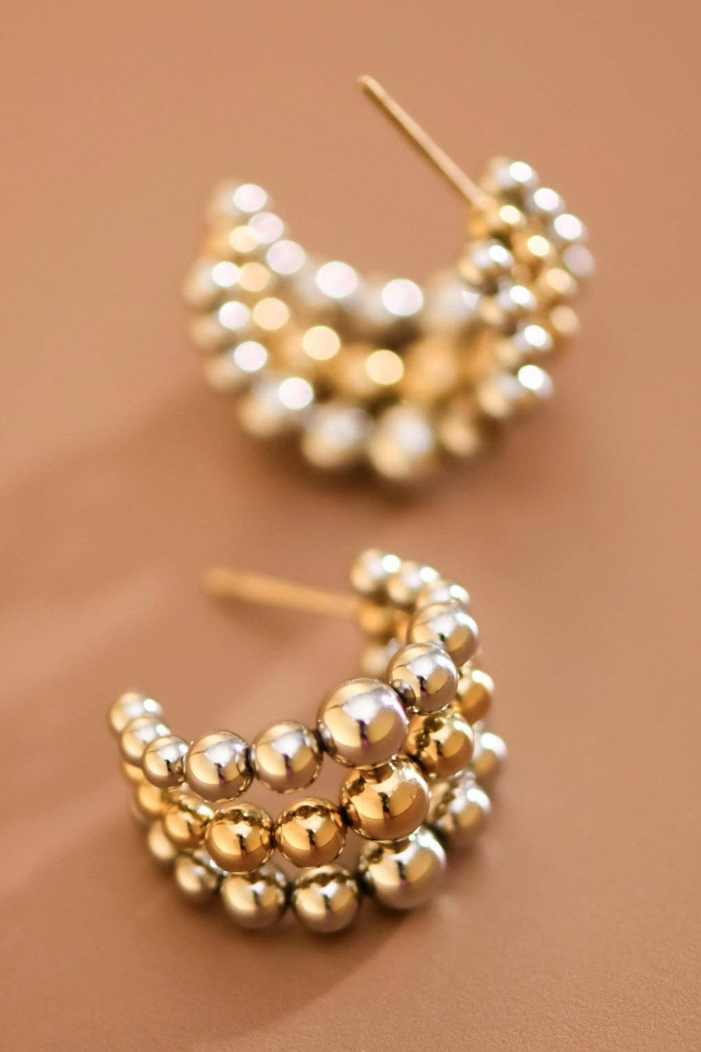 Dottie Dual Tone Hoops