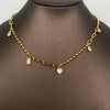 Geometric Zircon Charmie Necklace