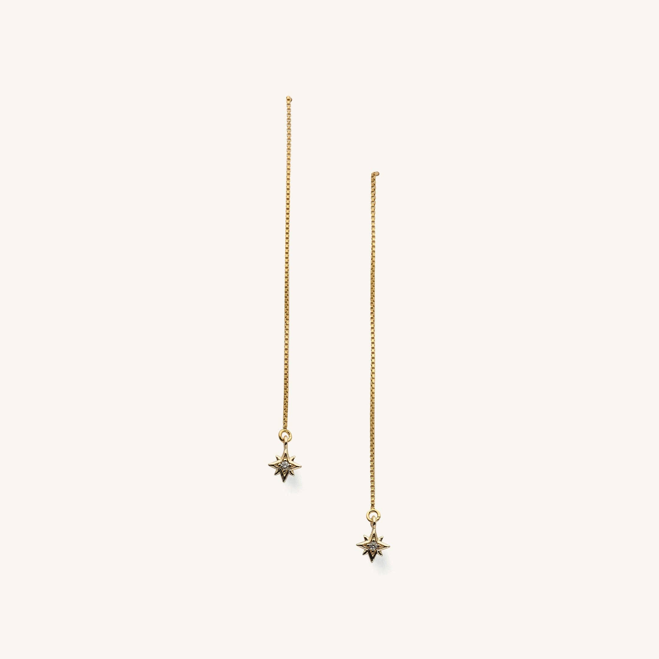 MARGUERITE THREADER EARRINGS