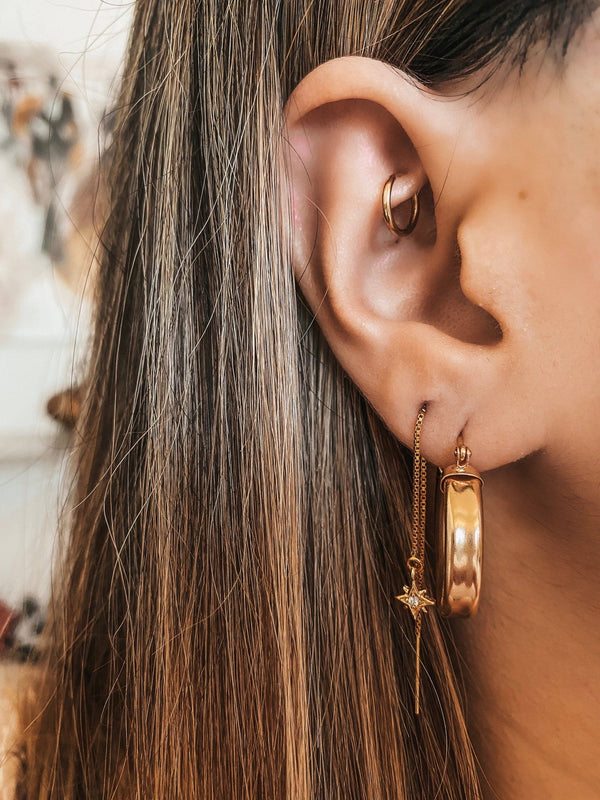 MARGUERITE THREADER EARRINGS