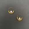 Sparkling Zircon hoop Earrings