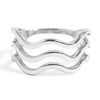Triple Wave Geometric Ring