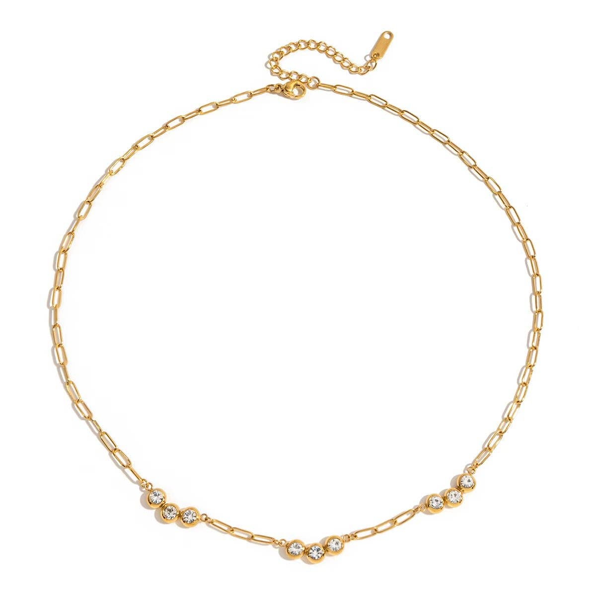 CZ Gold Layered Necklaces