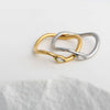 Stone Abstract Stacking Ring