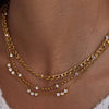 CZ Gold Layered Necklaces