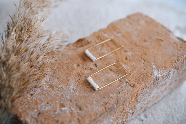 Elle Rectangle Hoops
