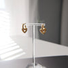 Puffy Heart Hoop Earrings