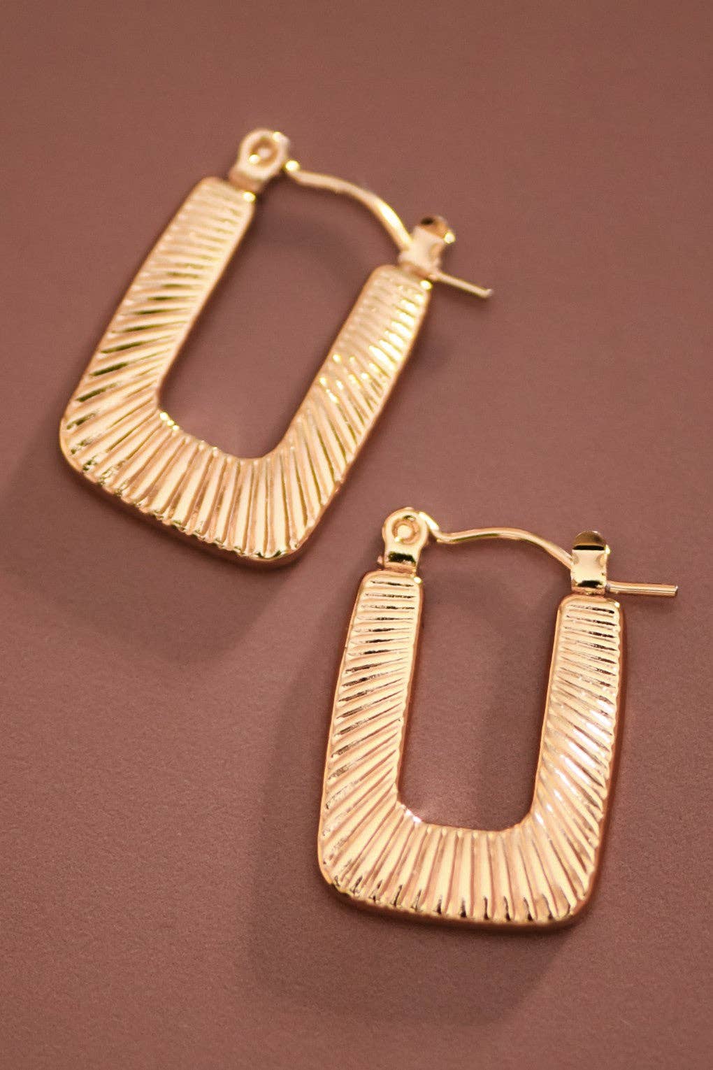 Sydney Square Hoop Earrings