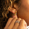 Flora Huggie Earrings