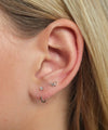 Bow Flat Back Stud