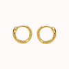 Snakebite Hoop Earrings