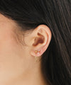 Duo Dangle Flat Back Stud