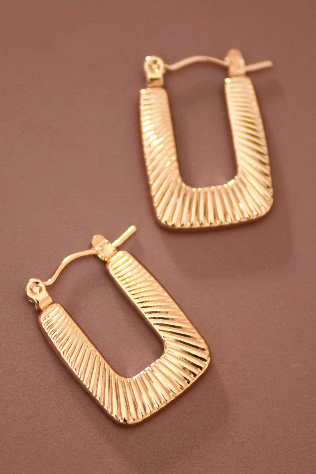 Sydney Square Hoop Earrings