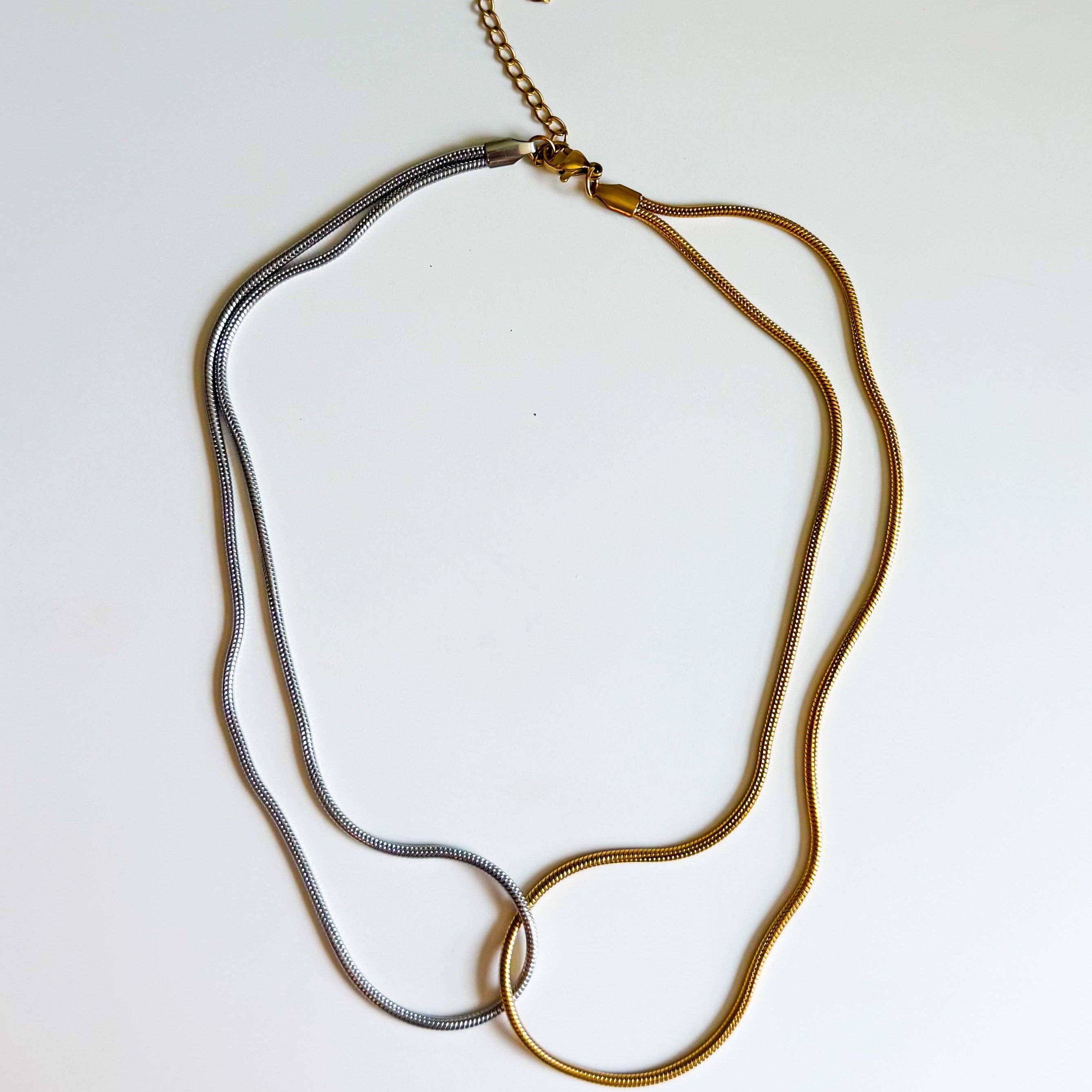 Two Tone Snake Chain