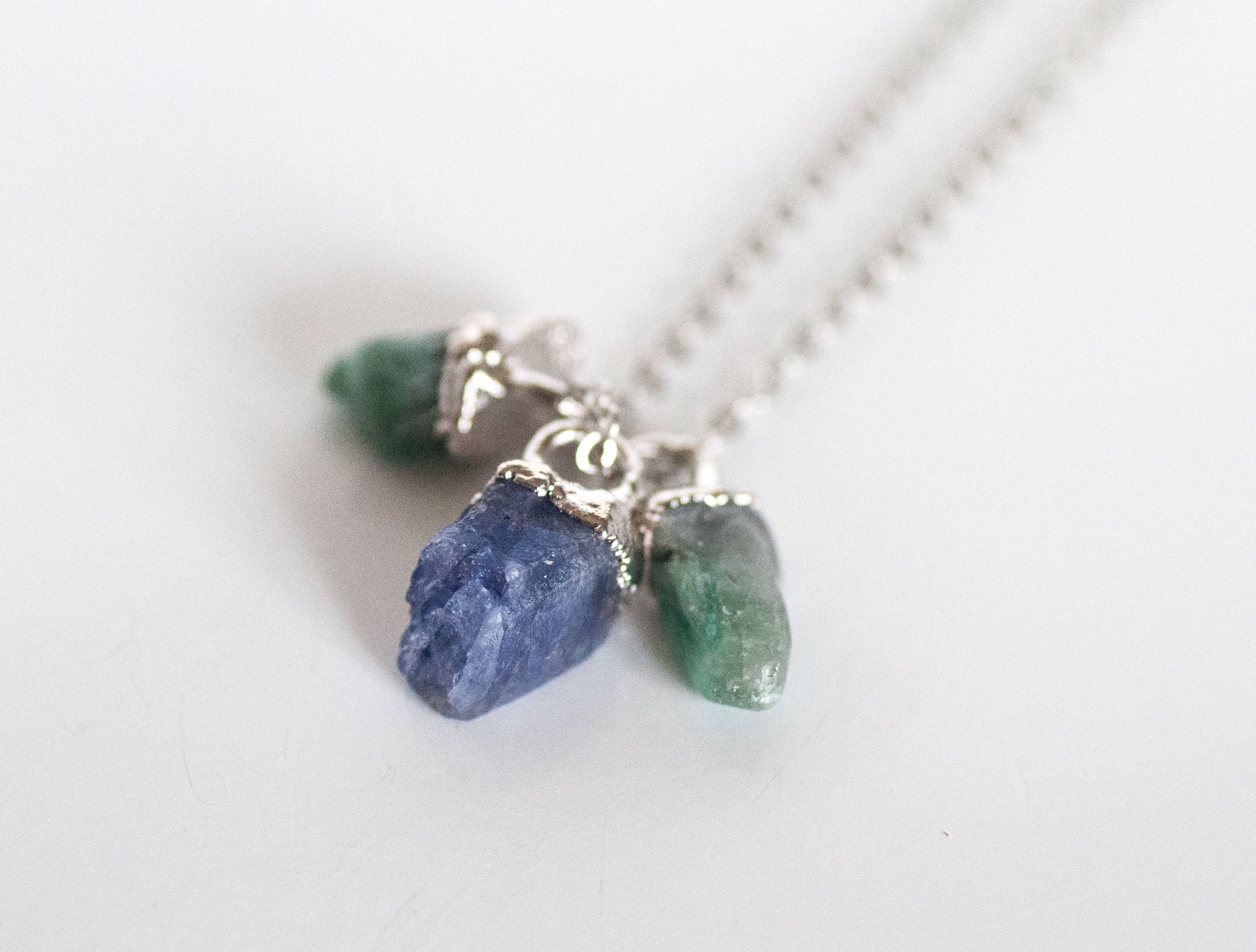 Personalized Birthstone Charm Necklace || Mother's Necklace