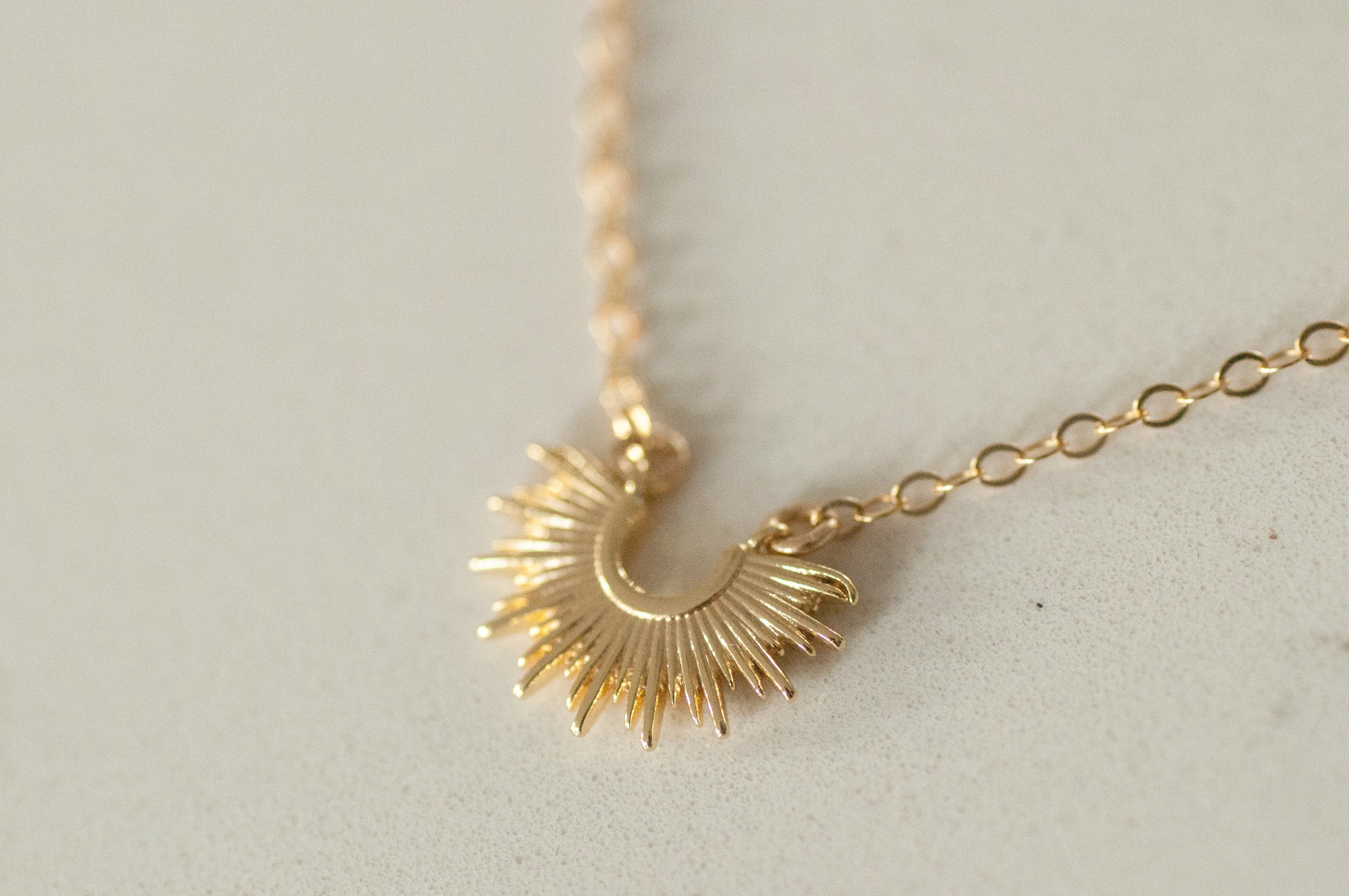 The Light Beam Necklace || Sunburst Necklace