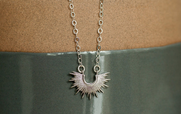 The Light Beam Necklace || Sunburst Necklace