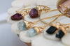 Raw Ruby Threader Earring || July